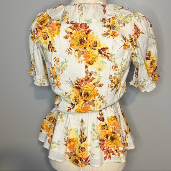 LC Lauren Conrad Ruffle Front Top - Picture 2 of 7